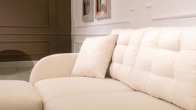 Ъглов разтегателен диван Milano Corner, цвят Кремав