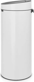 Кош за боклук Brabantia Touch Bin New 649999, 30 л, Безшумно и плавно затваряне, Бял