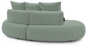 Светлозелен диван от плат букле 260 cm Saint-Germain - Bobochic Paris