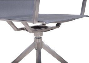 Сив градински стол метален Salida – Garden Pleasure