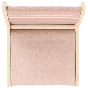 Детски стол в светлорозов и естествен цвят Vintage Nude – Lorena Canals