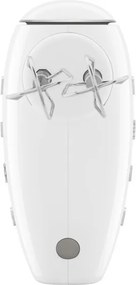 Ръчен миксер SMEG 50's Style HMF01WHEU, 250W, 9 скорости, Турбо, Скрит LED дисплей, Таймер, Аксесоари, Бял