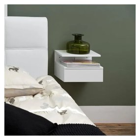 Бяло висящо нощно шкафче Ashlan - Actona