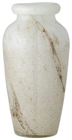 Бяла стъклена ваза Lenore - Bloomingville