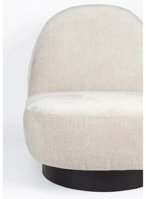 Кремаво кадифено кресло Eden - Zuiver