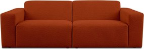 Диван от букле в тухлен цвят 228 cm Roxy – Scandic