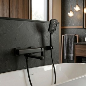 Смесител за вана Rea Arlo Black