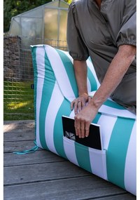 Градински чувал за сядане в бял и зелен цвят – Bonami Essentials