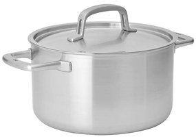 Касерола от неръждаема стомана с капак подходяща за индукционен котлон 5,5 l Lucca 3.0 – FABINI