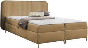 Облечено легло Fandy-Бежово тъмно-180 x 200