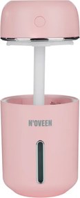 Ултразвуков мини овлажнител NOVEEN MUH242, 2W, 50мл/ч, 2 режима, USB, LED подсветка, Розов