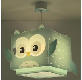 Dalber 64392 - Детски полилей LITTLE OWL 1xE27/60W/230V