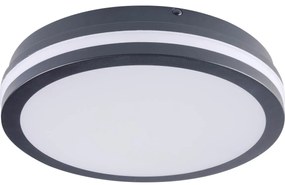 Kanlux 38784 - LED Екстериорна лампа със сензор BENO 24/30W/230V 3000/3500/4000K IP65 антрацит