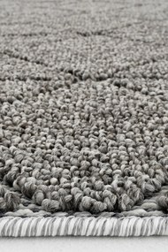 Килим Bukle 1408, цвят Сив, 120 x 300 см