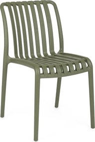 Зелен пластмасов градински стол Billie – Bizzotto