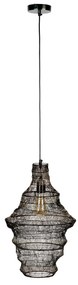 Черна висяща лампа с метален абажур 36x36 cm Luca - Dutchbone