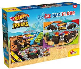 Пъзел, Lisciani, Hot Wheels, 2 x 60 части