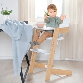 Бял стол за хранене Nature UP – Roba