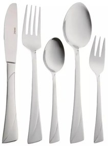 Комплект 30 бр прибори за хранене Kinghoff KH 1454, За 6 човека, Неръждаема стомана, Сребрист