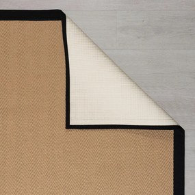 Пътека от юта в естествен цвят 60x800 cm Kira - Flair Rugs