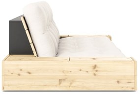 Кремав разтегателен диван 244 cm Base – Karup Design