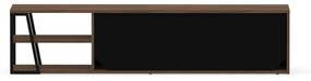 Черна маса за телевизор от орех 190x45 cm Albi - TemaHome