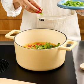 Касерола от излято желязо с капак подходяща за индукционен котлон 5,5 l Mattia 3.0 – FABINI