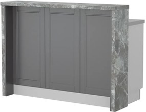 Бар Пейка Tahoma-Length: 135 cm-Graphite-Siena Marble