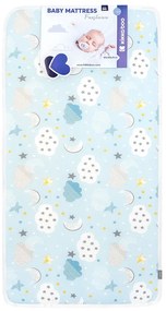 KIKKA BOO Матрак FANTASIA 60/120/9 см CLOUDS BLUE