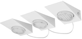 Eglo 89608 - Комплект 3x точкови осветителни тела KOB 3xGX53/7W/230V