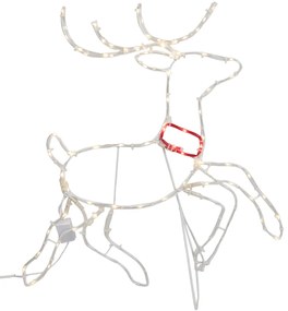 Коледна подова лампа Елен 50 см с LED и таймер IP44 - Pax