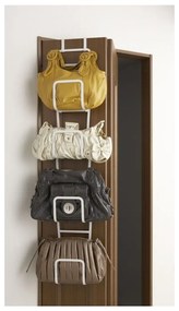 Бяла стойка за чанти със закачалка за врата и 4 куки Sapporo - YAMAZAKI