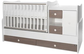 LORELLI Classic Трансформиращо се легло-люлка 190/72 см. MINI MAX БЯЛО/КАФЕ