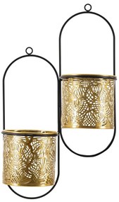 Метален държач за саксия ø 14 cm (височина 48 cm) Double Hong – Mauro Ferretti