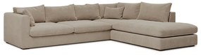Кремав ъглов диван (десен ъгъл) Comfy - Scandic