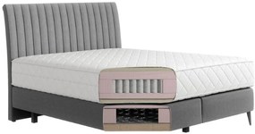 Тапицирано легло Ivy с матрак-Kafe-160 x 200 cm