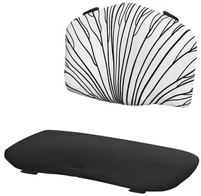 KINDERKRAFT - Подложка за детско столче за хранене ENOCK черно/бяло