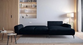 Ъглов диван Санур-тъмносин-ляв
