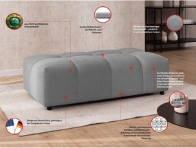 Сива табуретка Albane – Ropez