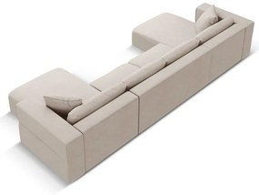 Бежов ъглов U-образен диван Esther – Milo Casa