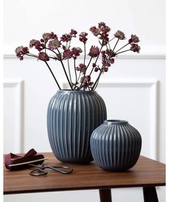 Ваза от антрацитен камък Hammershoi, ⌀ 13,5 cm Hammershøi - Kähler Design