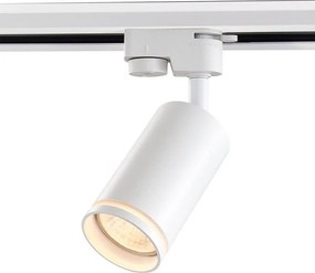 Спот за релсов монтаж KING, бял, 1хGU10