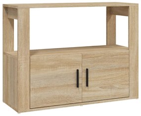 819455 vidaXL Сайдборд, сонома дъб, 80x30x60 см, инженерно дърво