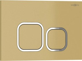 Mexen Tex 03 бутон за промиване, златен - 6103-06