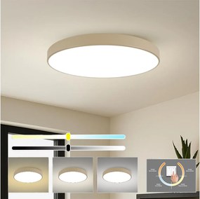 Brilagi-LED Таванно осветително тяло POOL LED/128W/230V 3000/4500/6000K Ø 100 см бежово