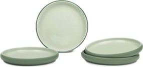 Зелени глинени чинии в комплект 4 бр. ø 22 cm Aura Rondo – Bonami Selection