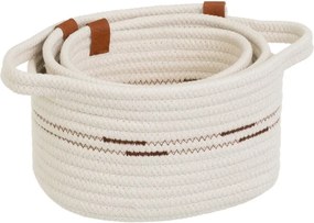 Текстилни кошници в комплект от 3 бр. 30x18x14 cm – Casa Selección