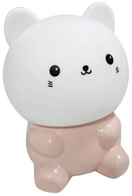 LED RGBW детска сензорна лампа LED/1W/5V USB 1200 mAh котка