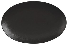 Черна керамична чиния Caviar, 25 x 16 cm - Maxwell &amp; Williams