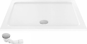 Корито за душ кабина-акрилно Rea Belmond White 90x120 Chrome